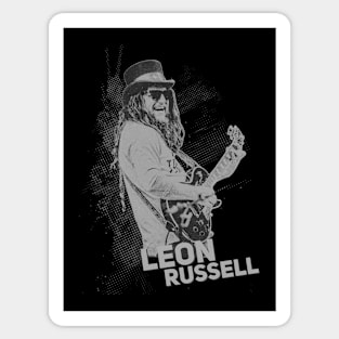 Leon Russell illsutrations Sticker